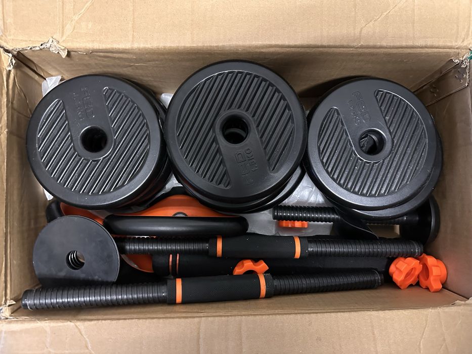 Kit de pesos ajustáveis - 20Kg