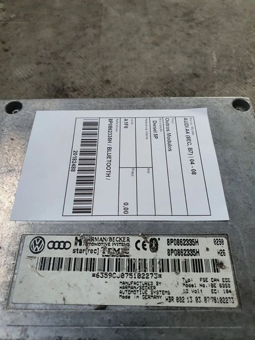 MÓDULO BLUETOOTH AUDI A4 04- / 8P0862335H