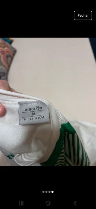 Camisola treino sporting (impermeável)