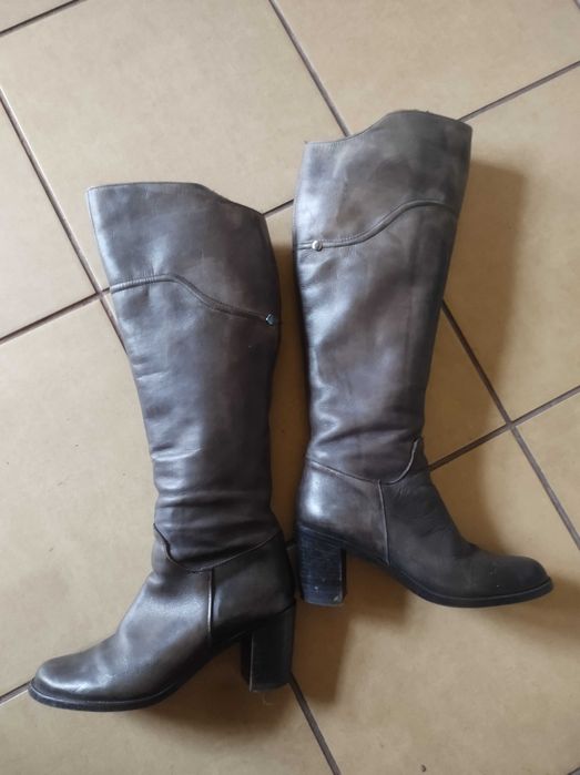 Made in italy Venezia kozaki z naturalnej skóry 36/37