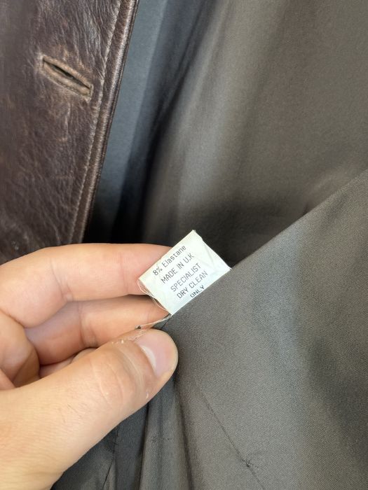 Кожаный пиджак Jigsaw женский винтажный жакет made in England