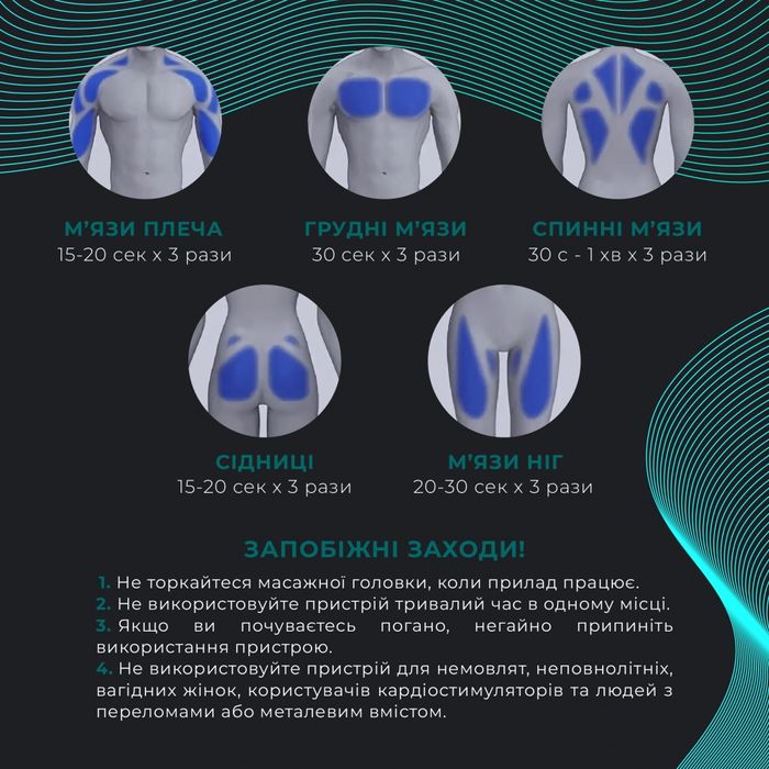 Перкусійний масажер Booster M2-B