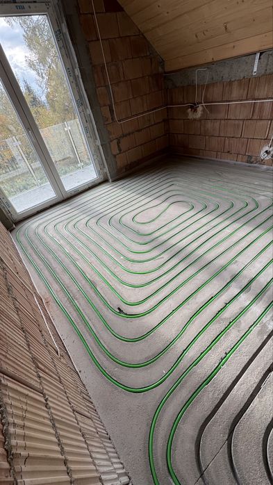 Bezpyłowe frezowanie pod ogrzewanie podłogowe