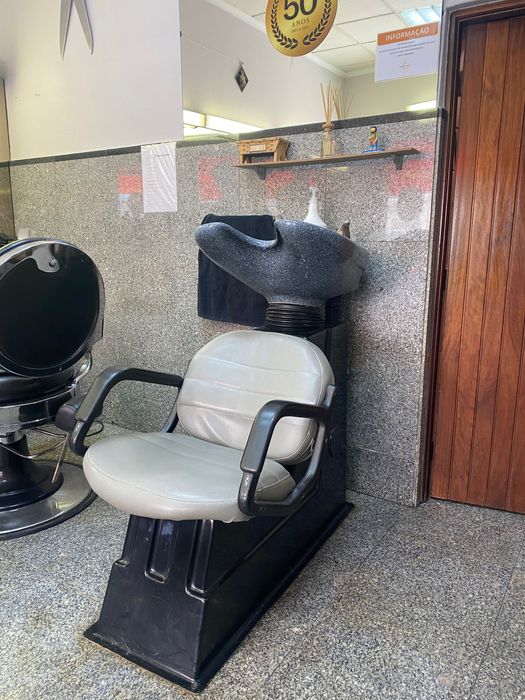 Rampa/cadeira de lavagem de barbeiro