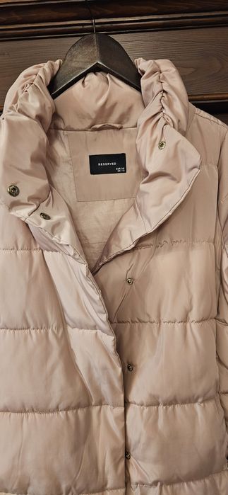 Kurtka pikowana Reserved stary róż rozmiar 38