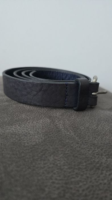 Cinto pele azul marinho tam.85