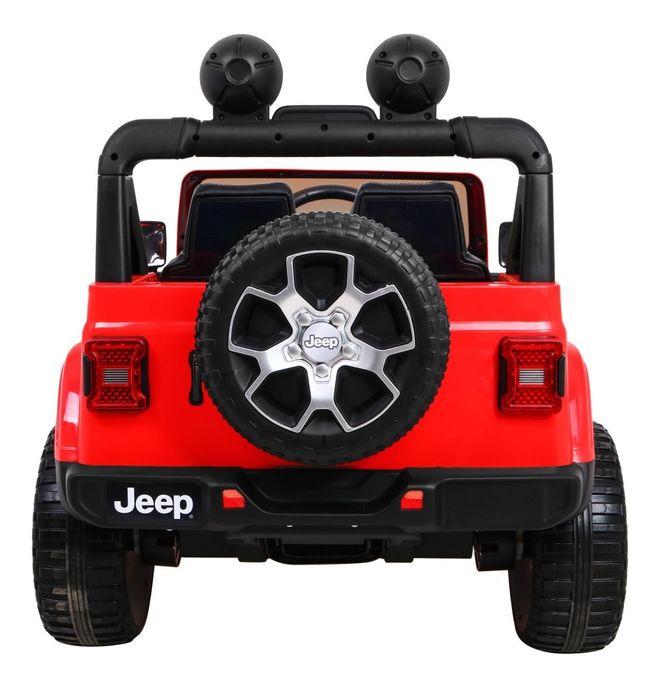 Samochód AUTO  na akumulator Jeep Wrangler Rubicon Czerwony