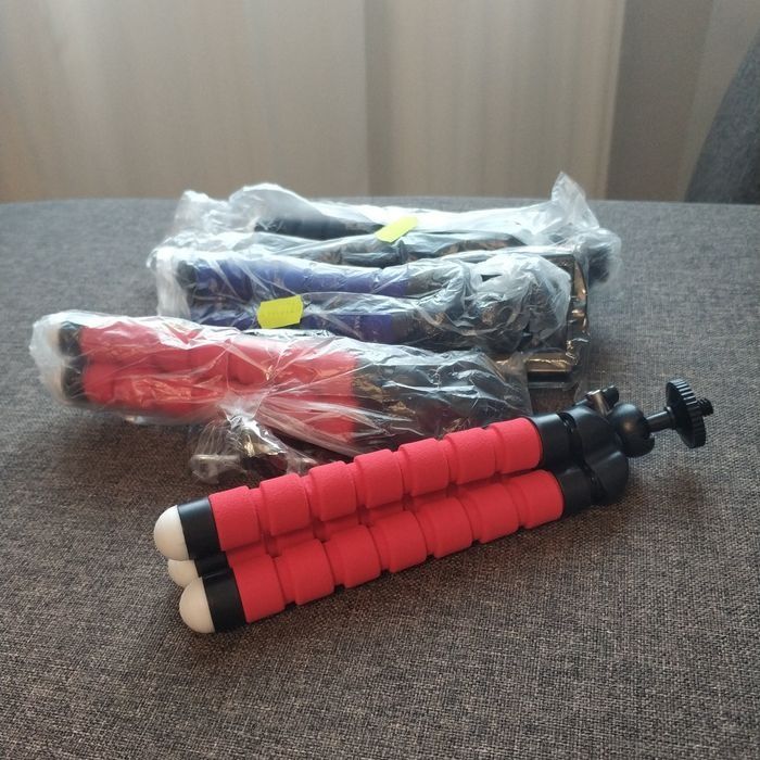 Гибкий штатив для GoPro, телефона, фотоаппарата, тринога, 3 цвета