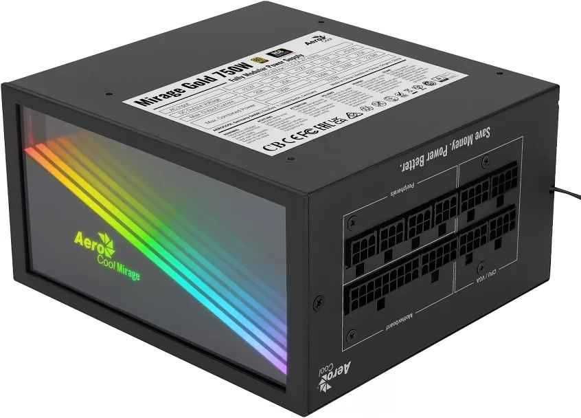 Fonte alimentação aerocool miragem gold 750w  Modular