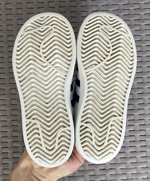 Adidas Superstar кроссовки 27 размер детские кожаные спортивные