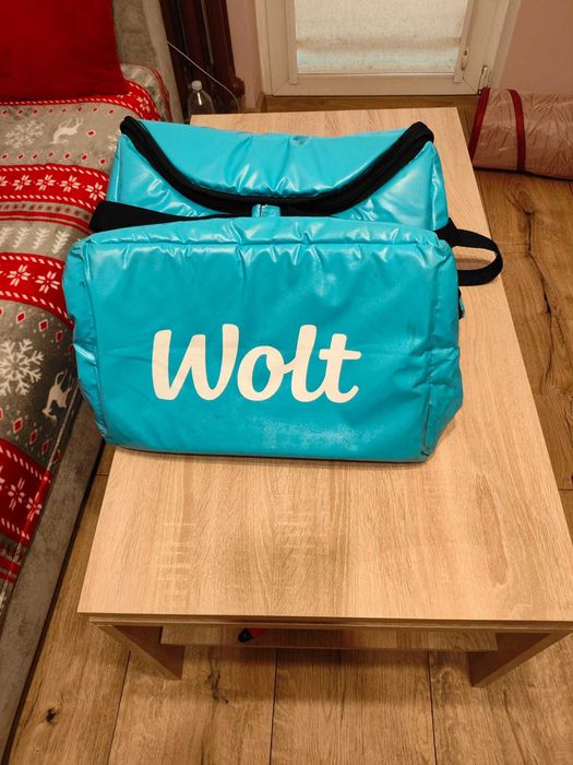 Torba Termiczna Duża WOLT Kurier Dostaw Jedzenia Catering Izotermiczna