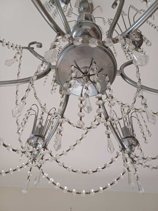 Candeeiro de cristal, de tecto