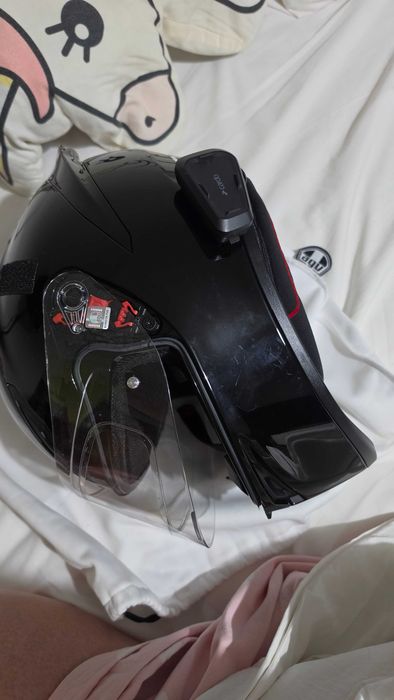Capacete avg com Cardo