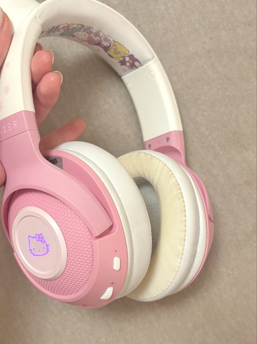 Razer kraken hello kitty headset headphones наушники хеллоу китти
