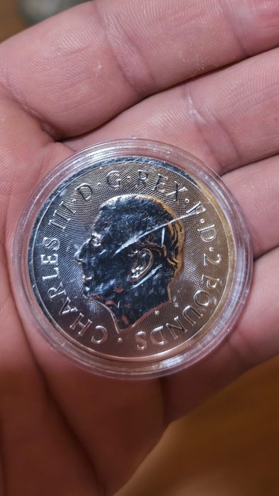 5 Moedas Onça de prata Drácula