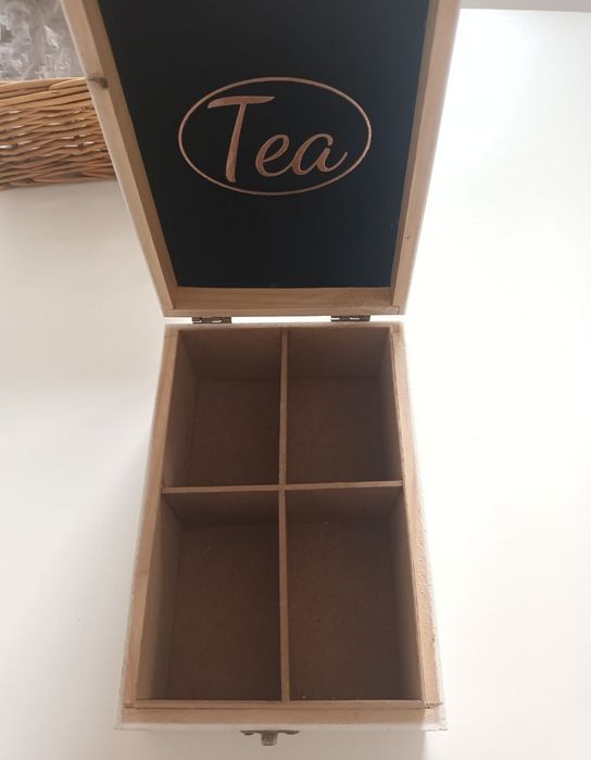 Caixa para chá usada