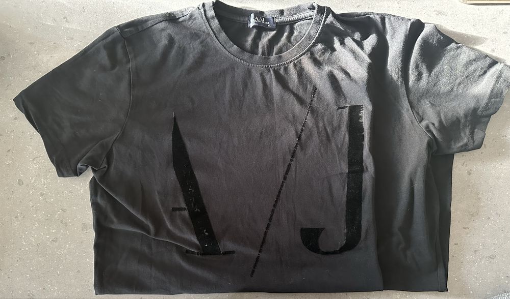 T-shirt meski Armani czarny