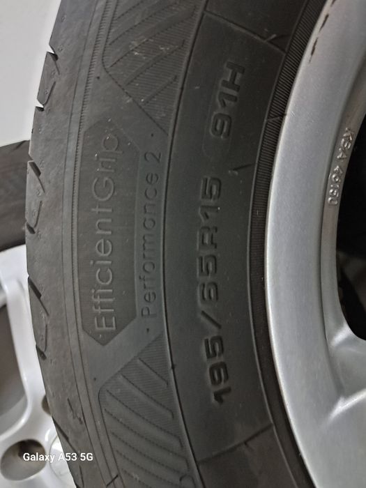 Комплект дисків легкосплавних R15 5x112 з літньою резиною GOOD YEAR 1