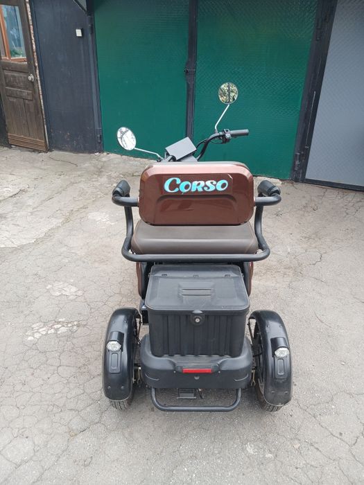 Електричний трицикл Corso FINN fn-36980 двигун 600w, акумулятор 72V/20