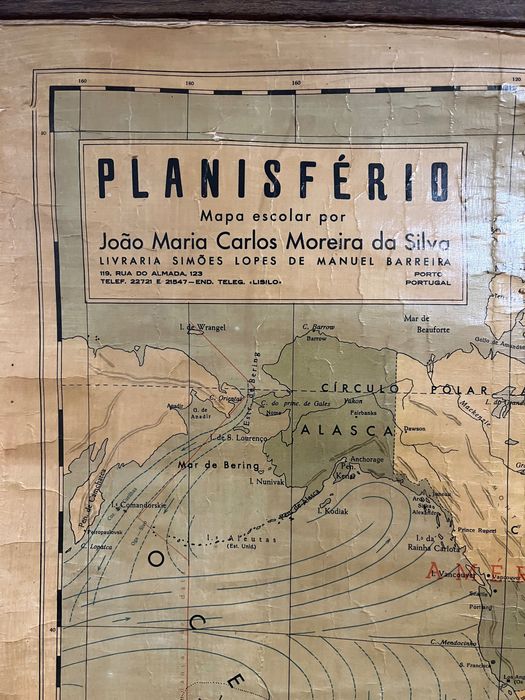 Antiga grande Carta Portuguêsa, planisfério