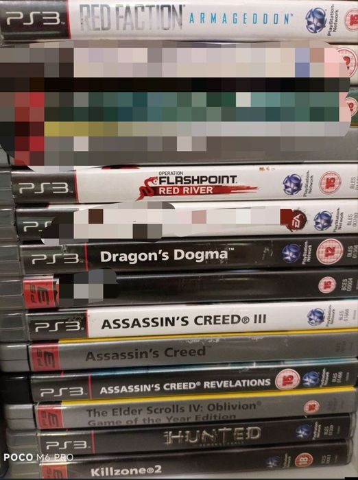 Gry PlayStation 3 PS3 - każda 30 zł za sztukę
