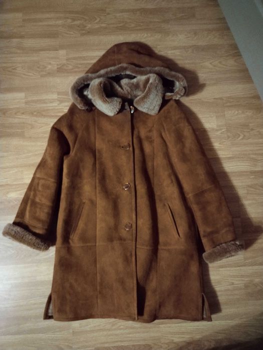 Женская натуральная дубленка. Турция. Размер L, 48-50