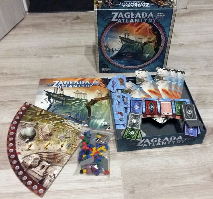 Zagłada Atlantydy, Galakta, Marcin Wolnicki, gra planszowa, planszówka