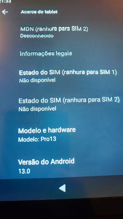 Tablet Android 13