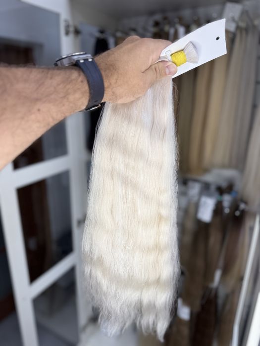 Blond włosy słowiańskie 45-70 cm PREMIUM | RATY 0% Santander