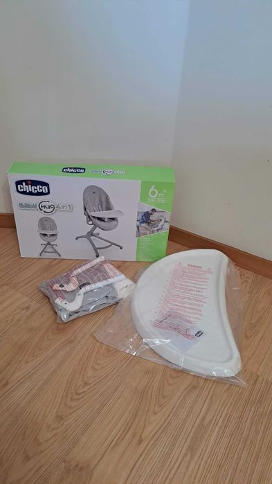 Conjunto ChiccoBabyHug 5 em 1 Pro (bom estado+acessórios:mesa+colchão)
