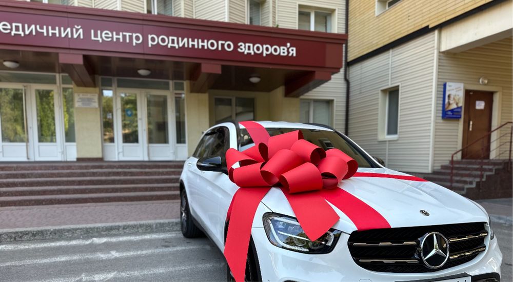 Бант на авто подарок