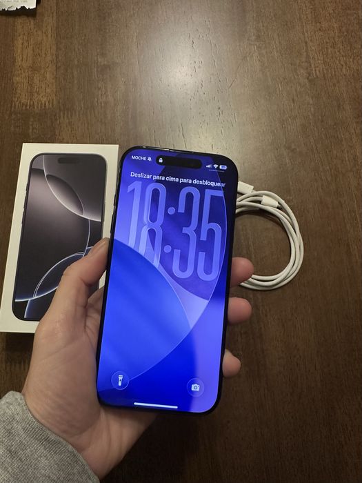 iPhone 16 Pro 128GB – Impecável – 93% Bateria