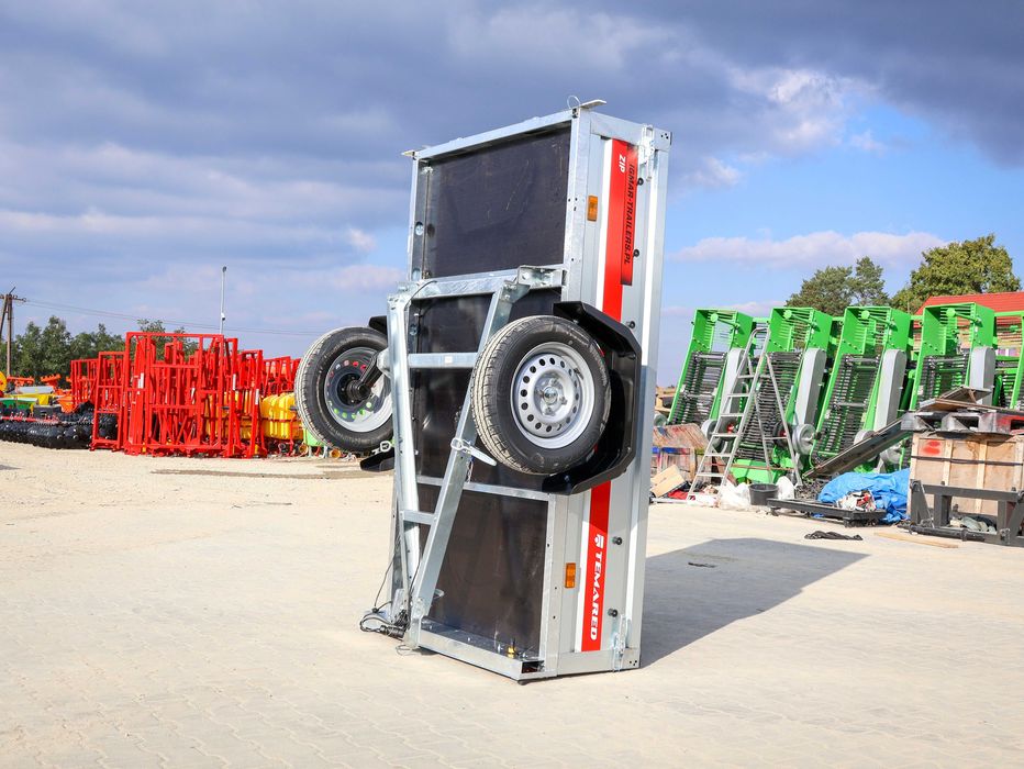 Temared ZIP 2010 KIPP przyczepa 201 x 106 cm z uchylnym dyszlem