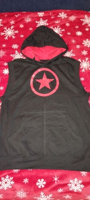 Bezrękawnik z kapturem converse XL