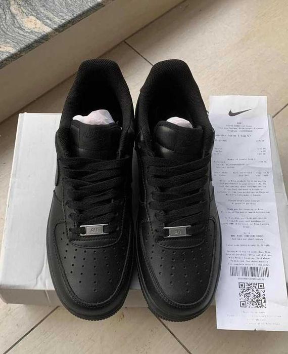 Air Force 1 Czarne Nowe Rozmiar: 44