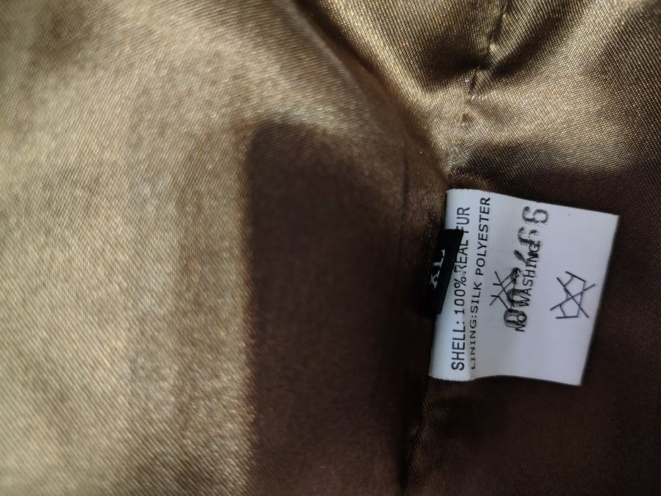 Futrzana kamizelka xl