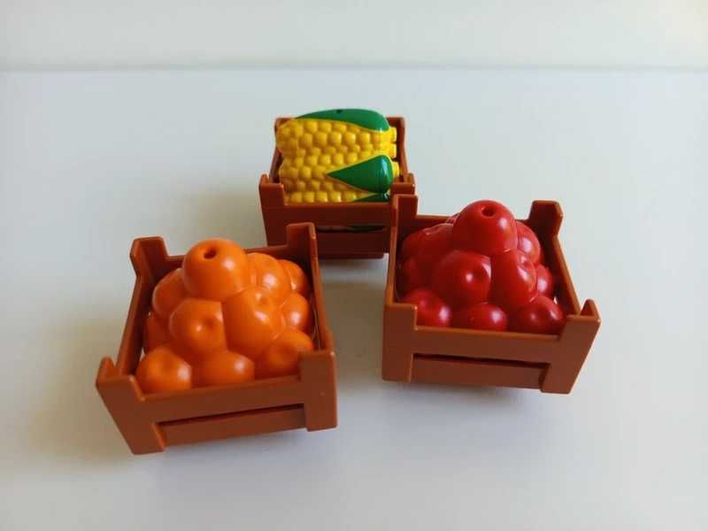 Klocki LEGO Duplo - skrzynki z warzywami i owocami