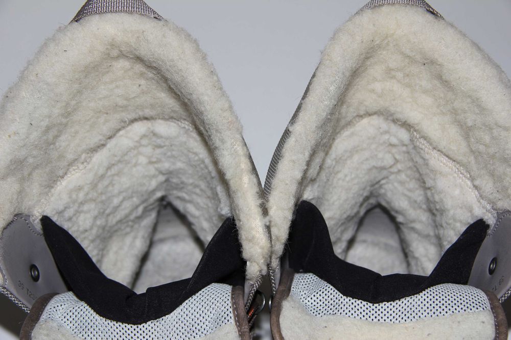 Зимние кожаные полусапожки"ECCO TRACE" 5/39/25см.