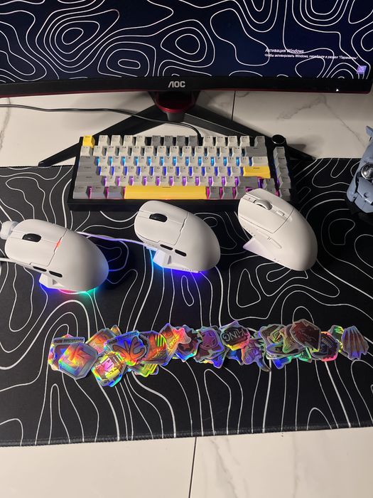 • Игровая Мышка Ajazz 159mc, Док станция•