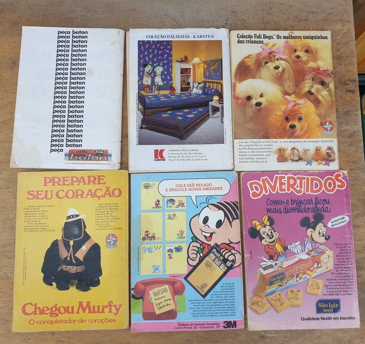 Revistas antigas de banda desenhada