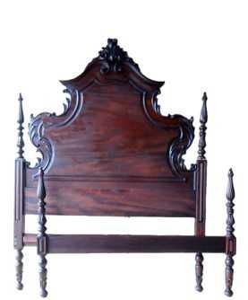 Mobília de Quarto de casal em madeira maciça