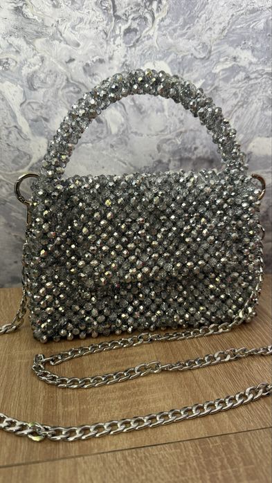 Сумка ручної роботи з намистин