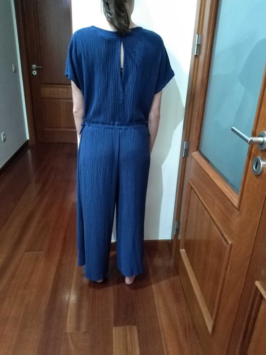 Macacão plissado Zara