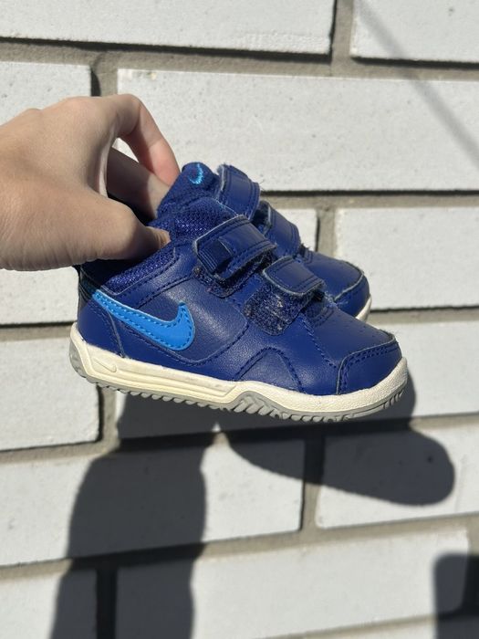 Дитячі сині кросівки кеди Nike 19,5 19 розмір 10 см устілка