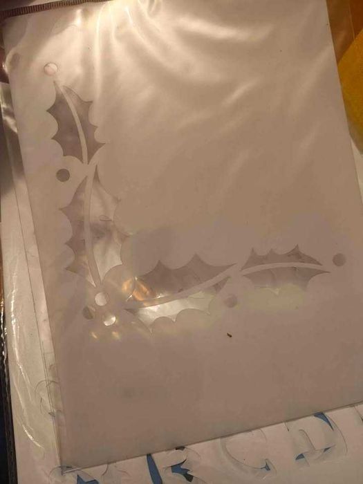 Stencil de pintura em tecido