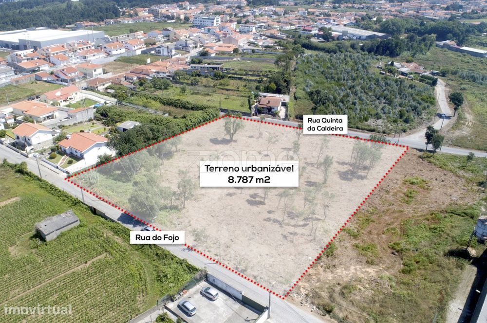 Terreno para construção com 8.787 m2 - Arcozelo, Vila Nova de Gaia