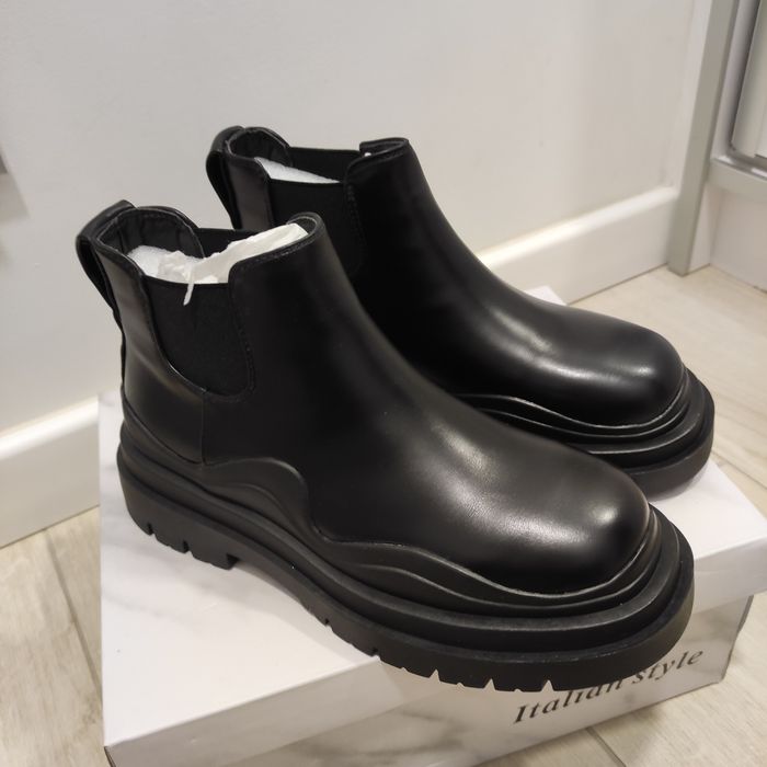 nowe czarne buty botki rozm.37