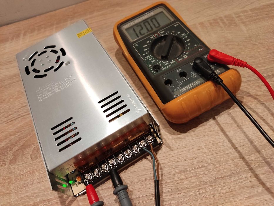 Zasilacz 12V do 30A! 360W, Regulacja Vout 9,5 - 15V (Możliwa Redundancja) - NOWY