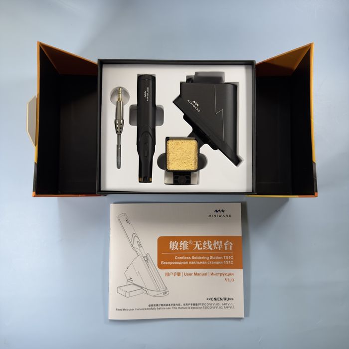 MiniWare TS1C Бездротова Паяльна Станція з Суперконденсатором