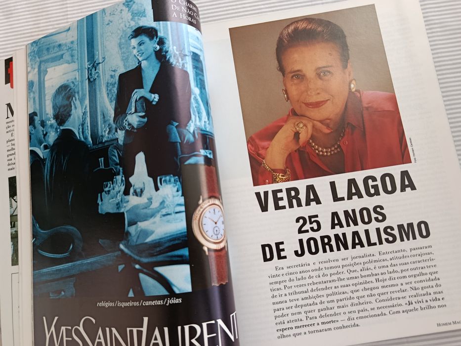 Revista HOMEM Magazine (Mário Soares) 1990